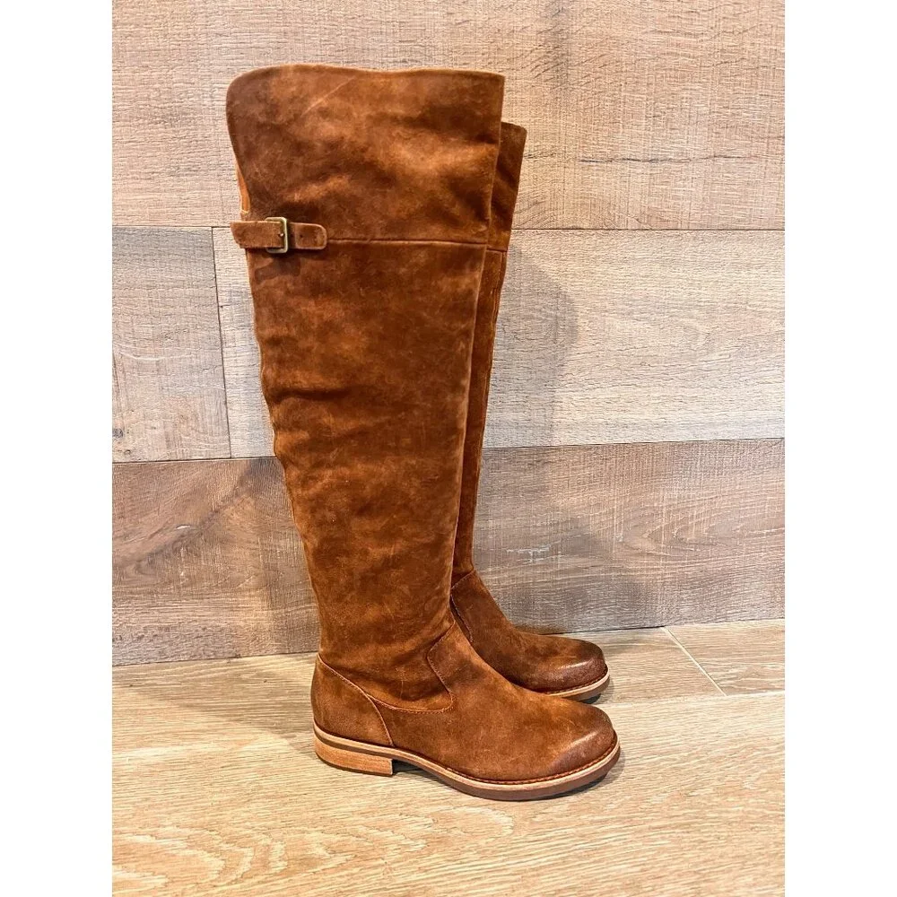 NEW KORK- EASE Addison Rust Tobacco Distressed BOOTS SIZE 6.5